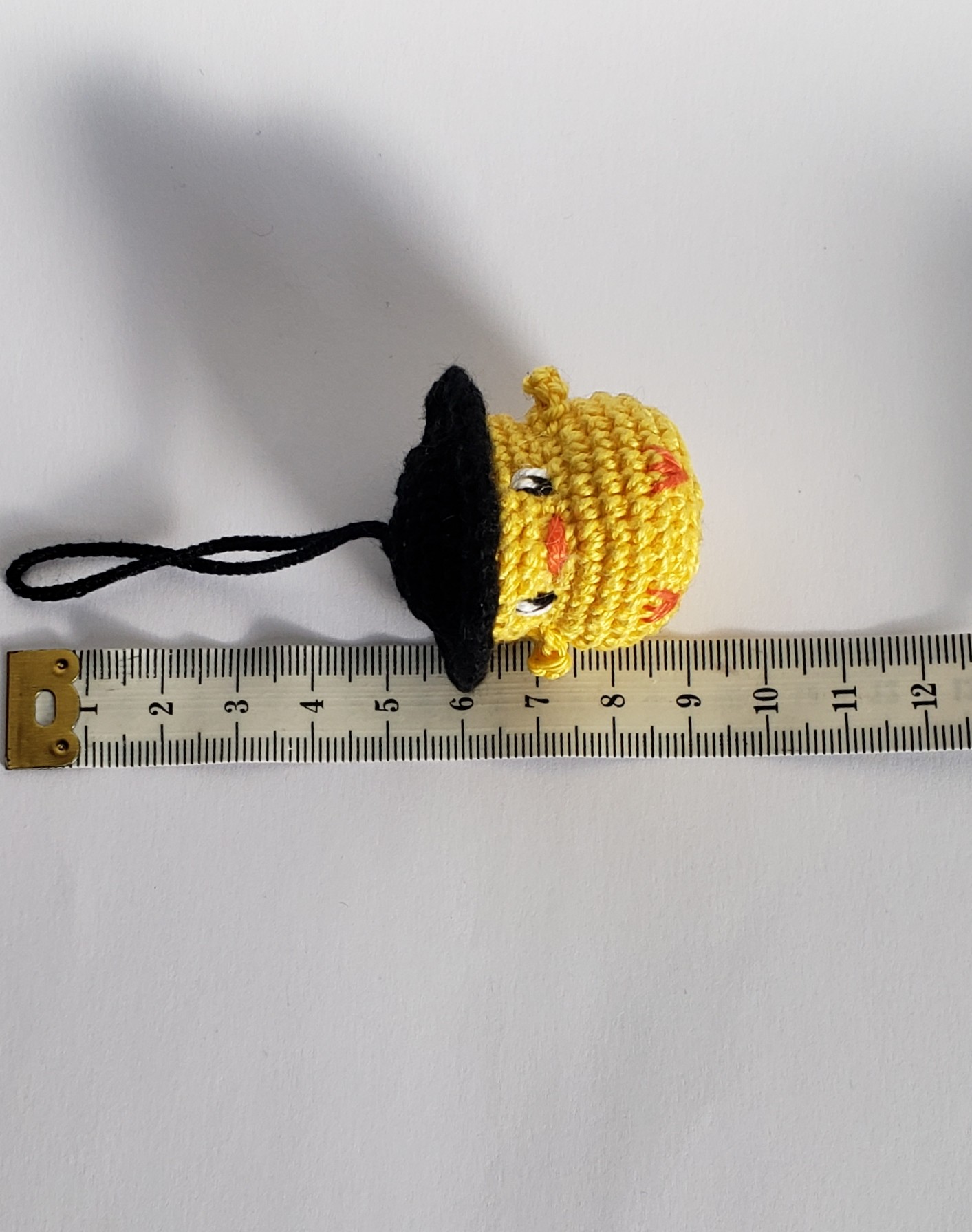 poussin breton ou bretonne amigurumi kawaii pour votre porte clés, bébé oiseau Kawaii Animal avec une attache au crochet, cadeau fête ou remerciement – Image 5